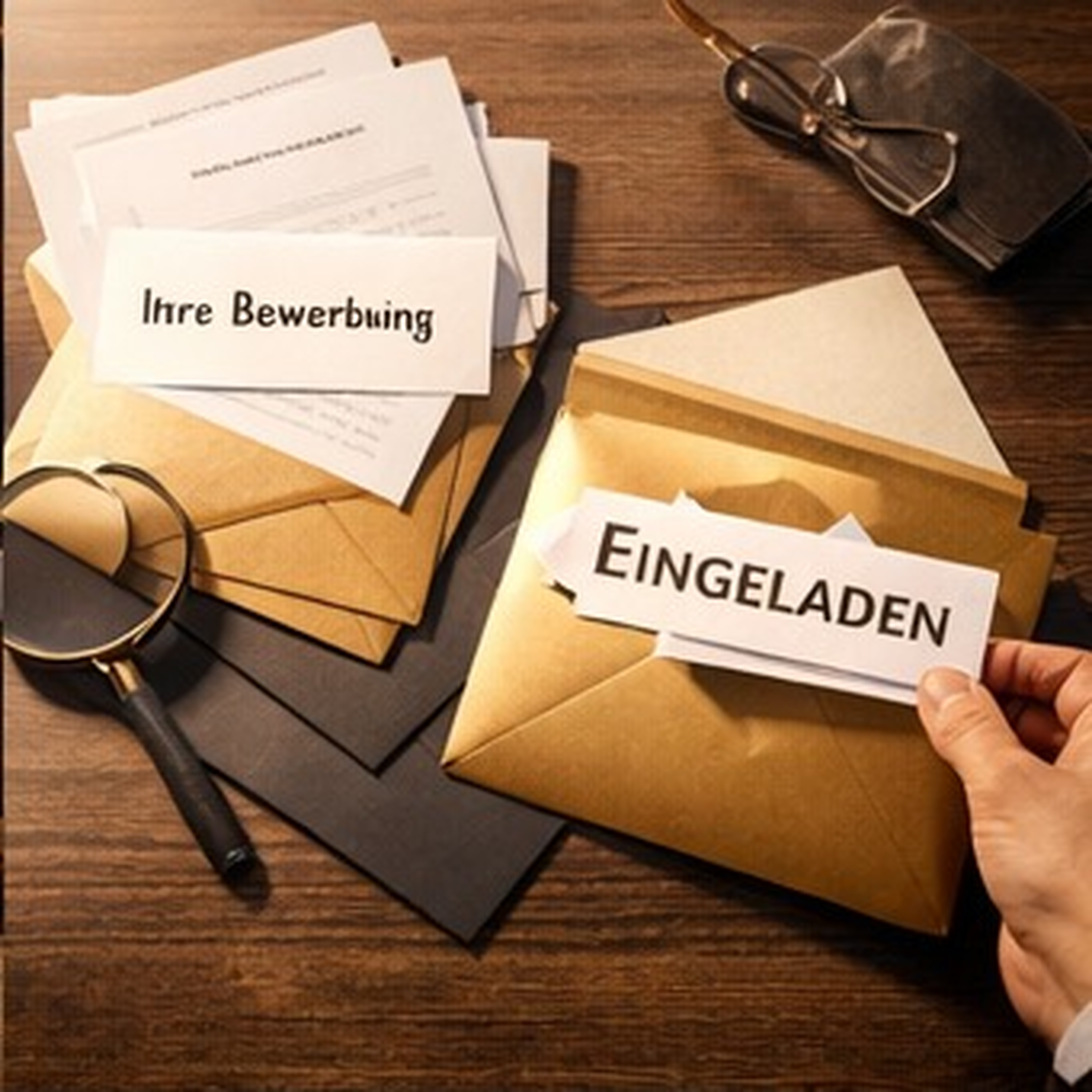 Bewerbung und Einladung